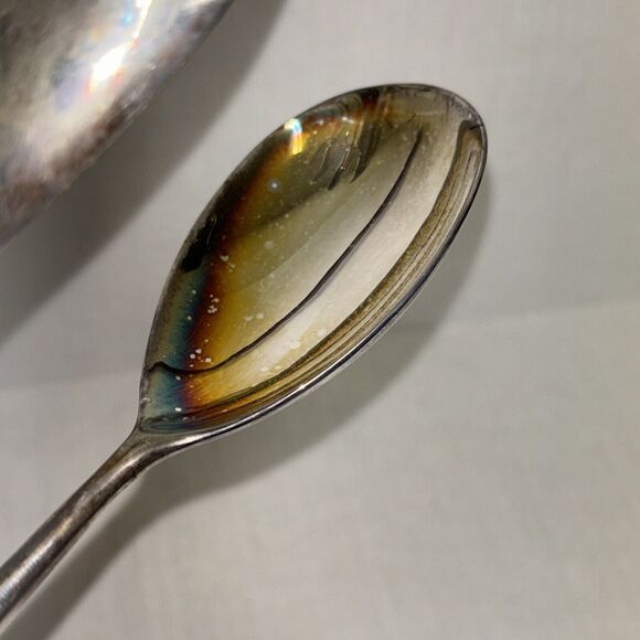 Princess House Salad Serving Tongs 10 Inch Silver Plated Vintage Grandmacore - Picture 4 of 8